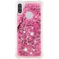 thumbnail image 3 of Compatible with Samsung Galaxy A11 Case Liquid Glitter Cute Stylish Slim TPU Silicone Quicksand Sparkle Shockproof for Women Girls Protective Case for Samsung Galaxy A11 Cherry Blossoms YB, 3 of 13