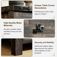 thumbnail image 3 of Keywhat Farmhouse 5 Drawer Dresser for Bedroom, Chest of Drawers Wood Organizer for Living Room, Dark Rustic Oak, 3 of 5