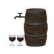 thumbnail image 1 of Miniature Dollhouse Red Wine Barrel Dollhouse Wine Bucket Portable Easy Installation heqiyong toy, 1 of 2