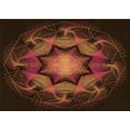 thumbnail image 1 of Ahgly Company Machine Washable Indoor Rectangle Transitional Chocolate Brown Area Rugs, 4' x 6', 1 of 7