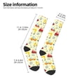 thumbnail image 2 of Fotbe Heavy Equipment Calcetas Divertidas Estampadas para Hombre y Mujer, Calcetas de Algodón hasta la Rodilla para Caminar, Correr, Enfermería y Embarazo, 2 of 6