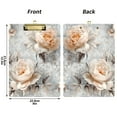 thumbnail image 5 of FORMRS Acrylic Clipboard with Low Profile Clip Standard A4 Letter Size, 12.5" x 9", Beautiful Floral, 5 of 8