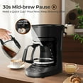 thumbnail image 4 of Moifoi 5-Cup Programmable Drip Coffee Maker, Brewing Machine with Timer, Keep Warm Function, 4 of 8