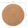thumbnail image 6 of Unique Bargains 6Pcs Rustic Woven Dining Placemats Brown 15x15inch, 6 of 6