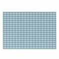 thumbnail image 1 of Checkered Cutting Board, Little Squares and Stripes Pastel Color Gingham Repeating Rows Vintage Tile, Decorative Tempered Glass Cutting and Serving Board, Small Size, Pale Blue White, by Ambesonne, 1 of 1