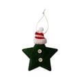 thumbnail image 1 of Árbol de Navidad Colgante Fiudx Estrella de cinco puntas Regalo de Navidad Muñeca decorativa, 1 of 2