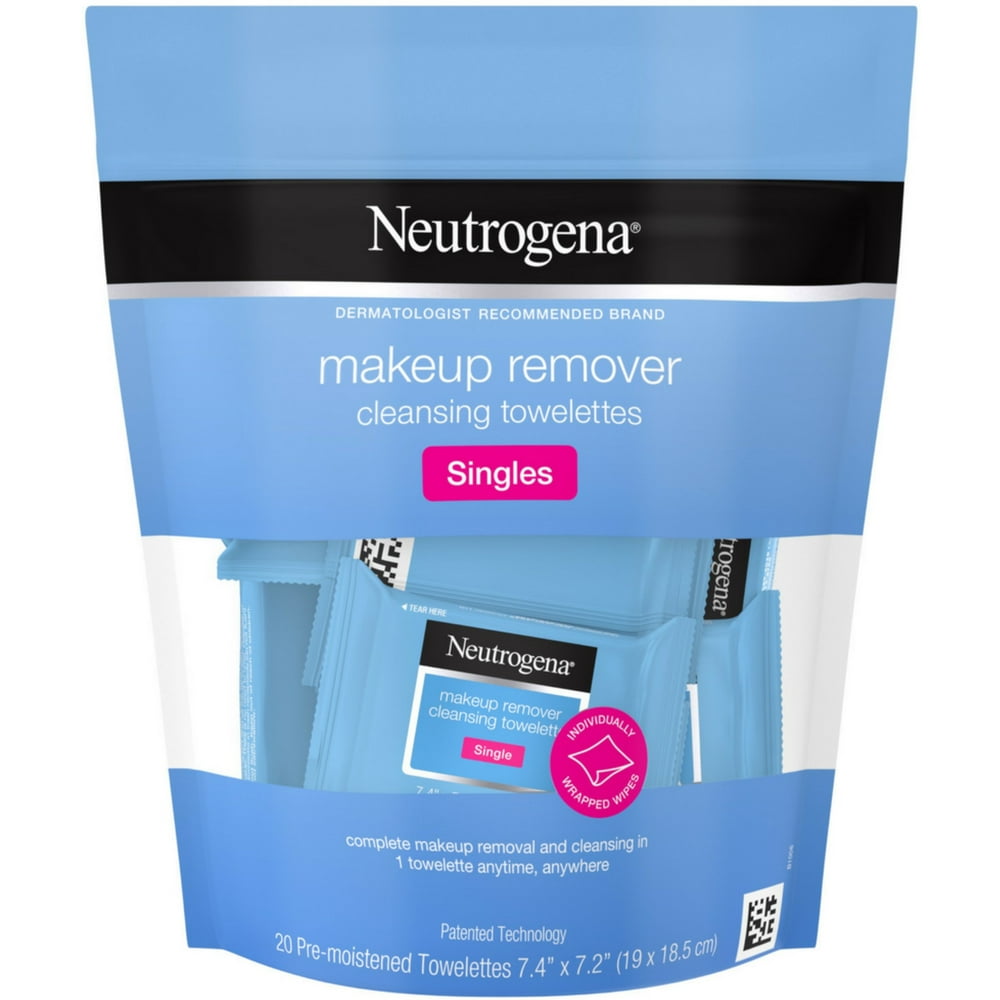 Neutrogena Makeup Remover Cleansing Towelette Singles, Daily Face Wipes