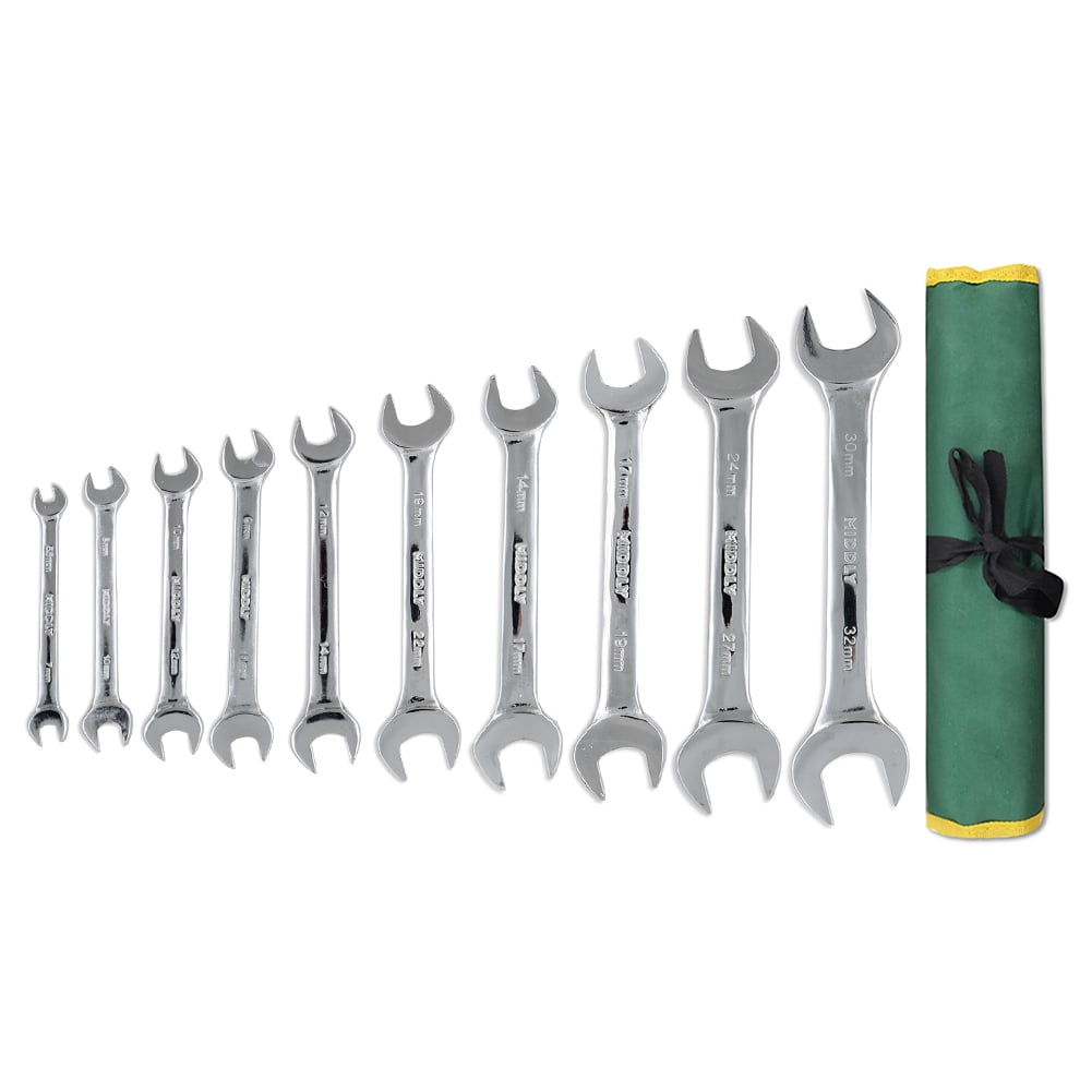 Combination Wrench Set Double Open End Wrench Hardware Auto Repair Tool 10PCS 5.5*32mm/14PCS 8