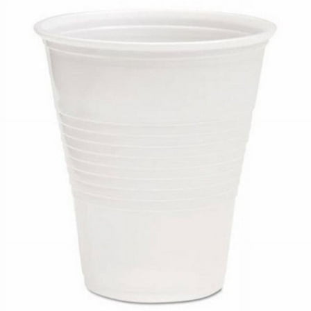 Boardwalk BWKTRANSCUP12CT 12 oz Plastic Hot & Cold Cups, Transparent - 20 Per Cup - 50 Count