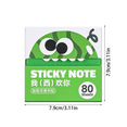 thumbnail image 2 of Sparkly Sticky Notes, 80 Sheets Transparent Self Stick Memo Pads, 3.1X3.1 Inch See Through Note For School & Office Daily Usage (Watermelon), 2 of 5