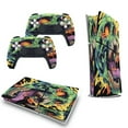 thumbnail image 5 of Psychedelic Zombie Skull Print PS5/PS5 Pro/PS5 Slim Digital Disc Skin Sticker For Console And Controller Skins, 5 of 7
