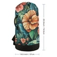 thumbnail image 3 of RMDQTR Durable Large Laundry Backpack with Drawstring Closure Ideal for Laundry Trips,Travel&Camping Multicolor Painting Flowers, 3 of 7