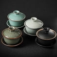 thumbnail image 7 of Chinese Teaware Accessories Drinkware Personal Cup Home Teacup Travel Tea Bowl 140ml Traditional Ice Cracked Ceramics Gaiwan, 7 of 7