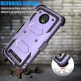 thumbnail image 3 of For Samsung Galaxy S23 FE 5G Case, 2 in 1 PC Phone Case for Galaxy S23 FE 5G 6.4" 2023 Case, Heavy Duty Rubber & Rugged Shockproof Full Body Protection Case Cover - Black, 3 of 6