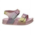 thumbnail image 2 of Laura Ashley Toddler Flat Sandals Comfort Footbed Slippers Adjustable Slides Slip, Pink, 6, 2 of 7