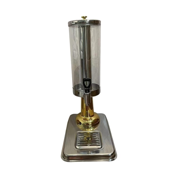 Dispensador de bebidas con núcleo de hielo, jarra de agua y jugo, gran capacidad, sellada sola cabeza