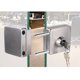 thumbnail image 3 of Cerradura De Puerta Corrediza De Doble Puerta De Acero Inoxidable Sin Perforación, De Instalar, 10 m Sunnimix Cerradura de puerta de acero inoxidable, 3 of 8