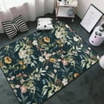 thumbnail image 3 of Shaggy Area Rug, Watercolor Floral Rugs for Living Room Bedroom Non Slip Door Mat Indoor Carpet Machine Washable Nursery Home Decor Floor Mats for Entryway 60x39in, 3 of 5