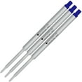 thumbnail image 3 of Lanier Combo Pack - 3 Pack - Monteverde Capless Ballpoint W42 Gel Ink Refill Compatible with most Waterman Style Ballpoint Pens - Blue (Fine Tip 0.6mm), 3 of 3