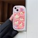 thumbnail image 1 of Funda para teléfono con forma de pato para iPhone Compatible con 14 Pro 11 12 13 Pro Max Kawaii Love Heart Side Frame Funda para teléfono a prueba de golpes zhangmengya LED, 1 of 2