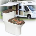 thumbnail image 6 of HELLHERO Set of 2 Soft Lid Cover Set for Toilet with Elastic Bottom for Adjustable, Leopard Tiger Floral Design, 6 of 8