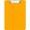 Business Source, BSN01866, Transparent Plastic Clipboard, 1 Each, Neon Orange