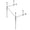 Chrome, variant on Kingston Brass VPB33281 Brass Console Sink Legs in Polished Chrome
