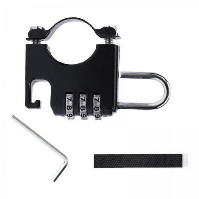 Mini candado de seguridad para casco de bicicleta y motocicleta (paquete de 2 a 6) 4 piezas