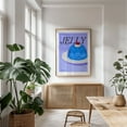 thumbnail image 6 of Blue Jelly - Typography Pop Art Kitchen Decor Modern Art Fruit Surrealism Unframed Wall Art Print 8 x 12 inches, 6 of 16