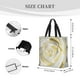 thumbnail image 3 of Balery White Rose Bolsa de Mano para Mujeres con Cremallera, Bolsa de Gimnasio con Compartimentos, Bolsa para Laptop, Bolsa para Trabajo, 3 of 6