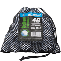 Mixed Brand Golf Balls – 48 Pack – Mesh Storage Bag by GBM Golf