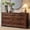 Brown, variant on ACCOHOHO 7 Drawer Dresser for Bedroom, Farmhouse Rustic Wood Dresser Chest of Wide Drawers for Living Room, White