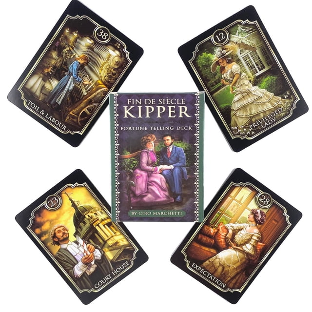Cartas de lectura de oráculo de Tarot, juego de fiesta de ocio, baraja de Tarot de adivinación de alta calidad con guía en PDF Fivean unisex