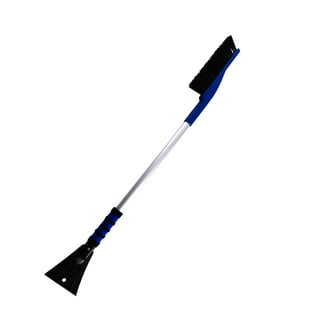 Auto Drive 24 inch Winter Driving Snow Brush and Ice Scraper, Product Size  24 x 4 x 1.4. Blue 