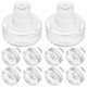 thumbnail image 2 of 10pcs T-shaped Glass Stopper Wine Stopper Bottle Glass Stoppers Reusable Wine Bottle Stopper Banmo, 2 of 2