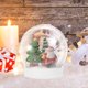 thumbnail image 1 of unbranded 12Ud Snow Globe De Plástico Transparente Para Manualidades Decorativas Navideñas, 1 of 8