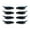 Blue, variant on Happydeer 4 Pairs False Eyelashes Reusable 2 in 1 Eyelash Artificial Fiber Instant Winged Outline Glitter Eyeliner Stickers for Women