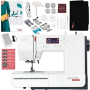 Bernette B37 Sewing Machine with 100 Thread Spools & Color Matching Bobbins