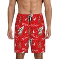 thumbnail image 1 of Fotbe Christmas Deer 1 Pantalones Cortos de Pijama para Hombre, Ropa de Dormir, Pantalones de Pijama Cortos para Hombre-X-Large, 1 of 6