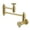 Brushed Brass, variant on Kingston Brass KS3100CG Fuller Wall Mount Pot Filler Faucet, Matte Black