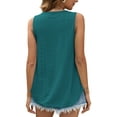 thumbnail image 5 of Fantaslook Womens Tank Tops Eyelet Crew Neck Sleeveless Tops Dressy Casual Flowy Summer Shirts, 5 of 9