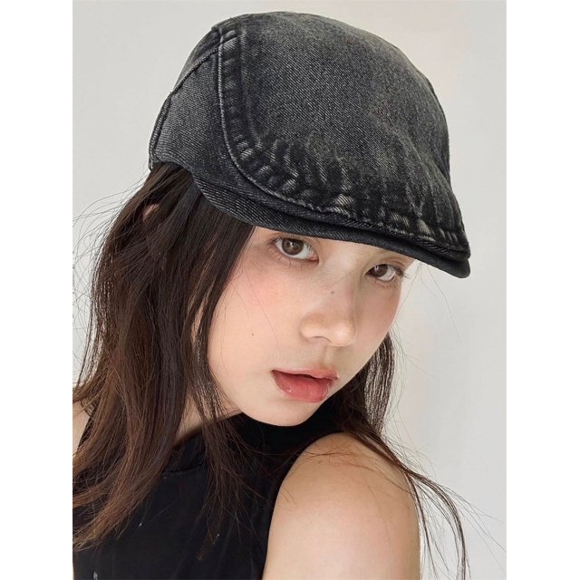 CoCozhu Bérets de Cowboy Lavés pour Hommes Rétro Compatibles Metro - Chapeau à la Mode avec Circonférence de Tête Réglable