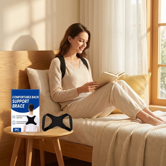 Adjustable Upper Back Posture Corrector Brace, Breathable & High Elastic Invisible Back Support Belt, 1 Pc, Comfortable Posture Trainer For Daily Use, Office, Home & Long-Time