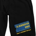 thumbnail image 2 of Blockbuster Text and Logo Men's Black Sleep Pajama Shorts-3XL, 2 of 4