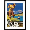 thumbnail image 2 of Art.com Alpine Golf Art Print, Black Frame Wall Art, 32" x 44", 2 of 5