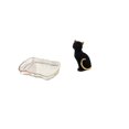 thumbnail image 6 of CarpNettore Elegant Resin Cat Food and Vanity Tray for Breakfast Fruit and Cosmetic Storage with Decorative Figurine Sculpture for Living Room Bedroom, 6 of 8