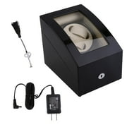 Automatic Rotation 2+3 Watch Winder Case Display Box Storage Holder Organizer