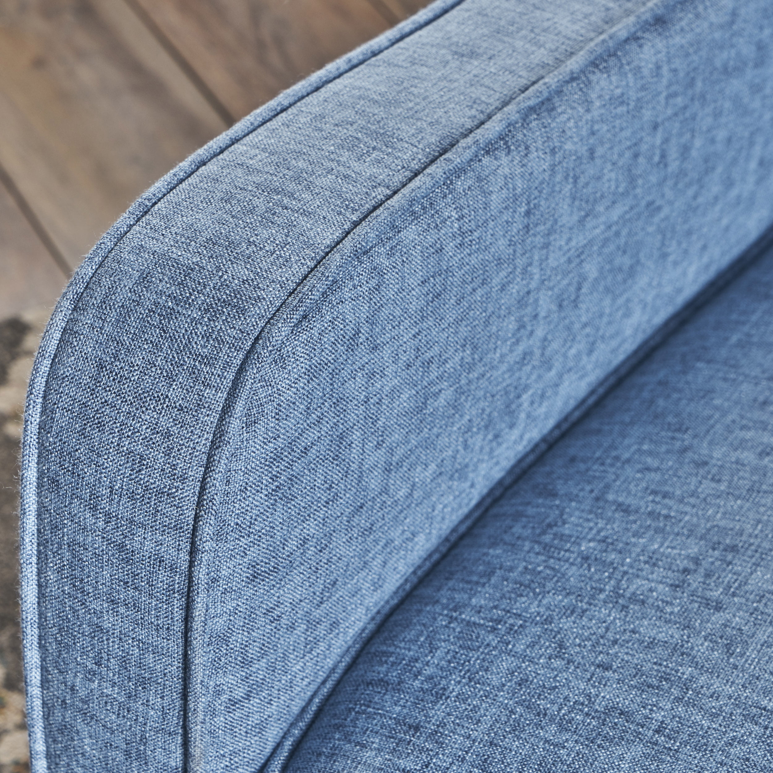 Noble House Callico Recliner Fabric Loveseat, Blue