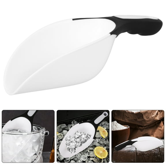 Moluckfu Rice Shovel Black 1Pack 8.66x3.15x2.36in