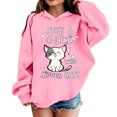 thumbnail image 2 of RMGVDSD Girls Hoodies Sweatshirts Graphic Cartoon Print Long Sleeve Casual Pullover Soft Comfy Hooded Sweatshirt Tops for Kids Hoodie Trendy Sweatshirt 7-8 Years, 2 of 4